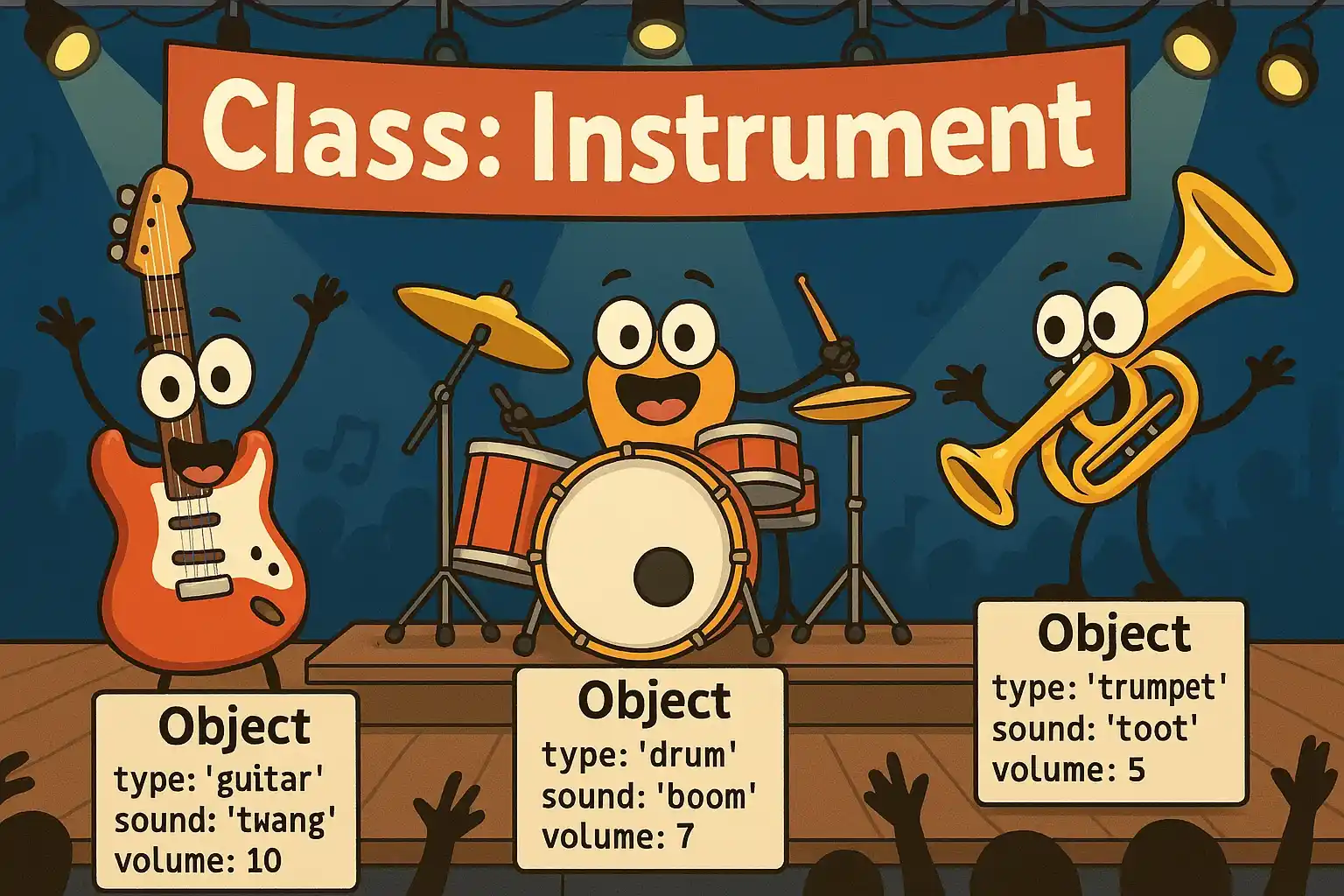 ООП музыкальные инструменты