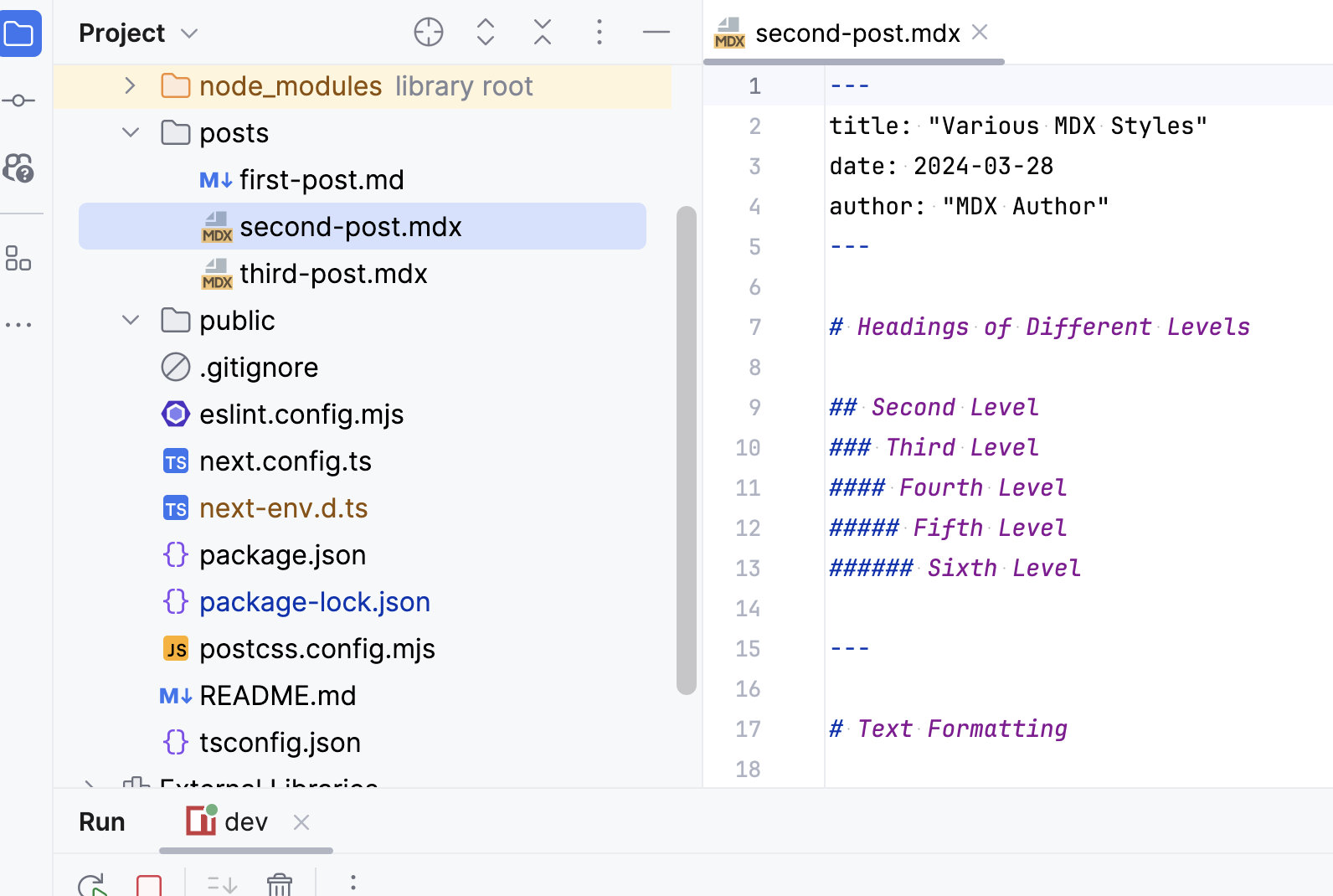 Посты в Markdown