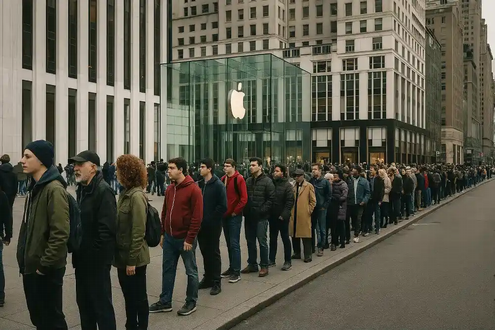 Очередь в Apple Store
